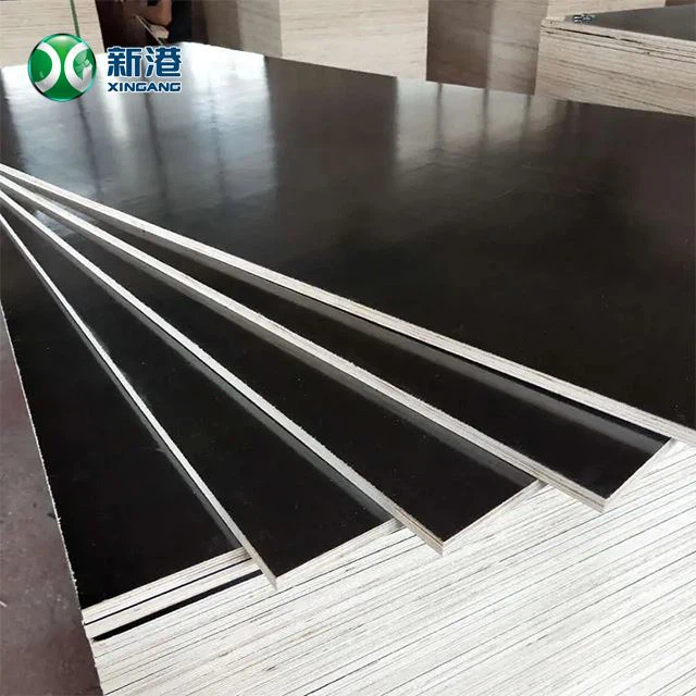 4x8 WBP Melamine 18mm Black Brown Finger Joint Core ricicla il compensato affrontato film per casseforme in calcestruzzo