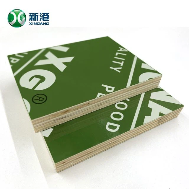 Compensato rivestito di pellicola verde impermeabile ad alta resistenza da 18 mm per l'edilizia