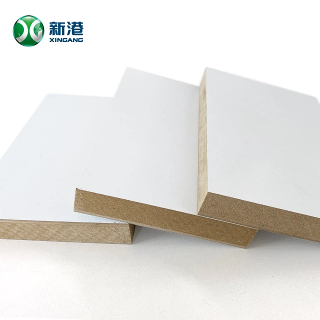 12mm 15mm 18mm 1220x2440mm bordo bianco del MDF della melammina dei due lati