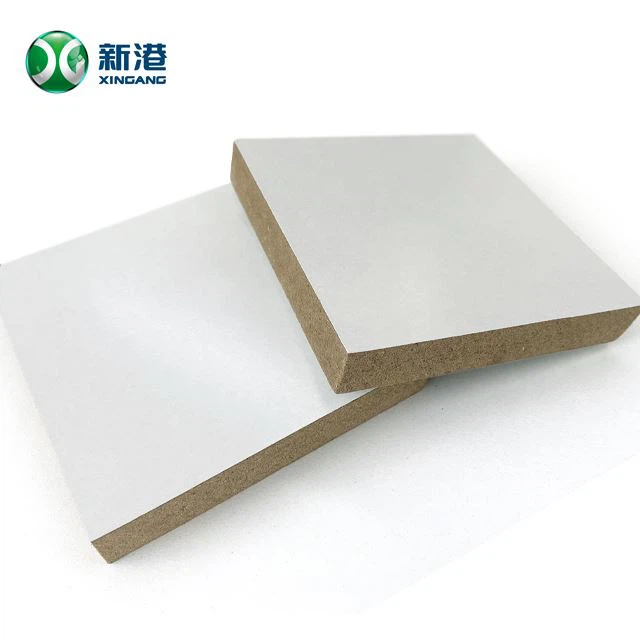 12mm 15mm 18mm Pannello Mdf melaminico laminato bianco titanio