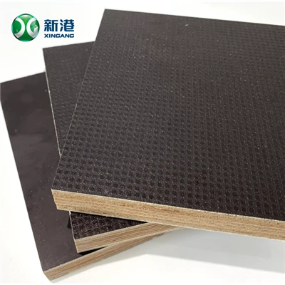 Compensato rivestito con pellicola antiscivolo nero/marrone da 1220 * 2440 mm per la costruzione